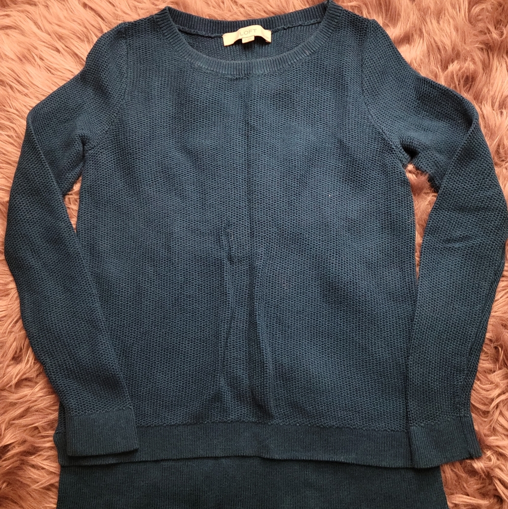 Ann Taylor Blue indigo sweater